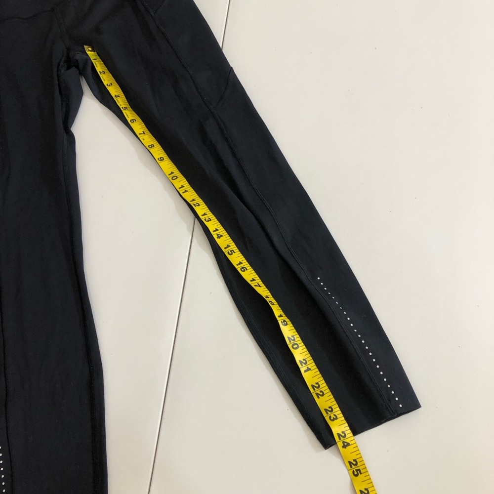 Lululemon Fast & Free 7/8 Tight II *Nulux 25" Black size 6 - Picture 13 of 15